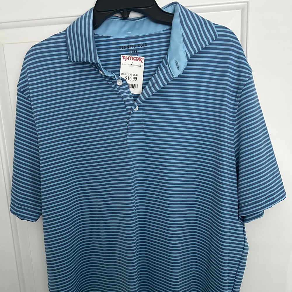 Men’s Kenneth Cole golf shirt size L